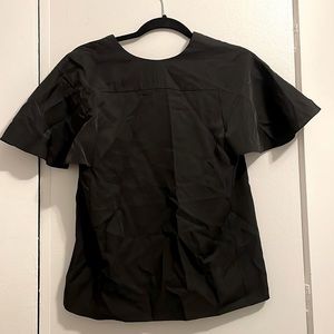 COS Black Zip-Back Shirt